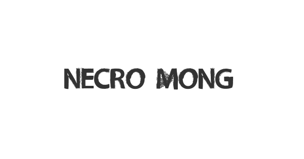 Necro Monger font thumbnail